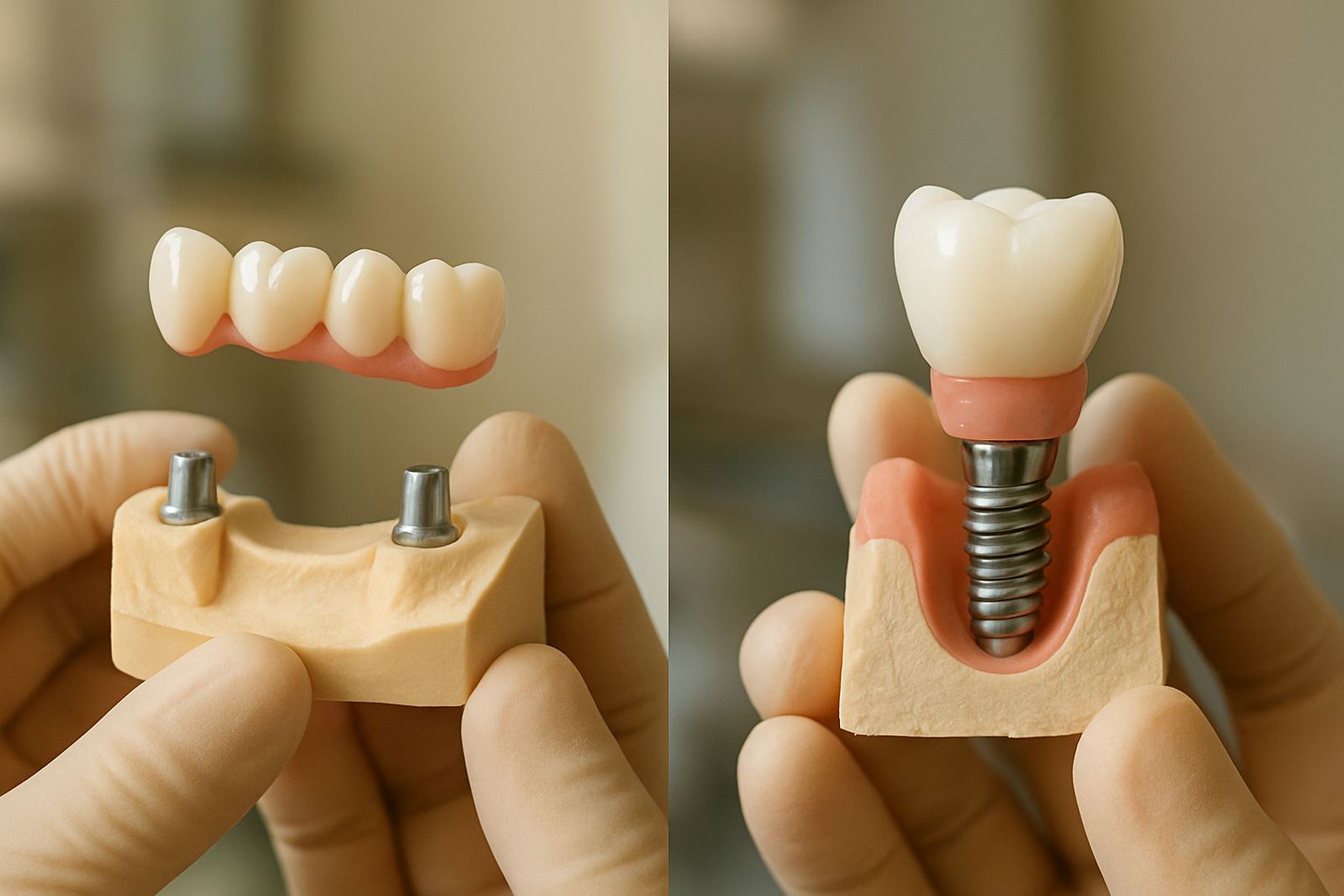 Bridge or Implant